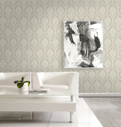 Damask Cameo Wallpaper
