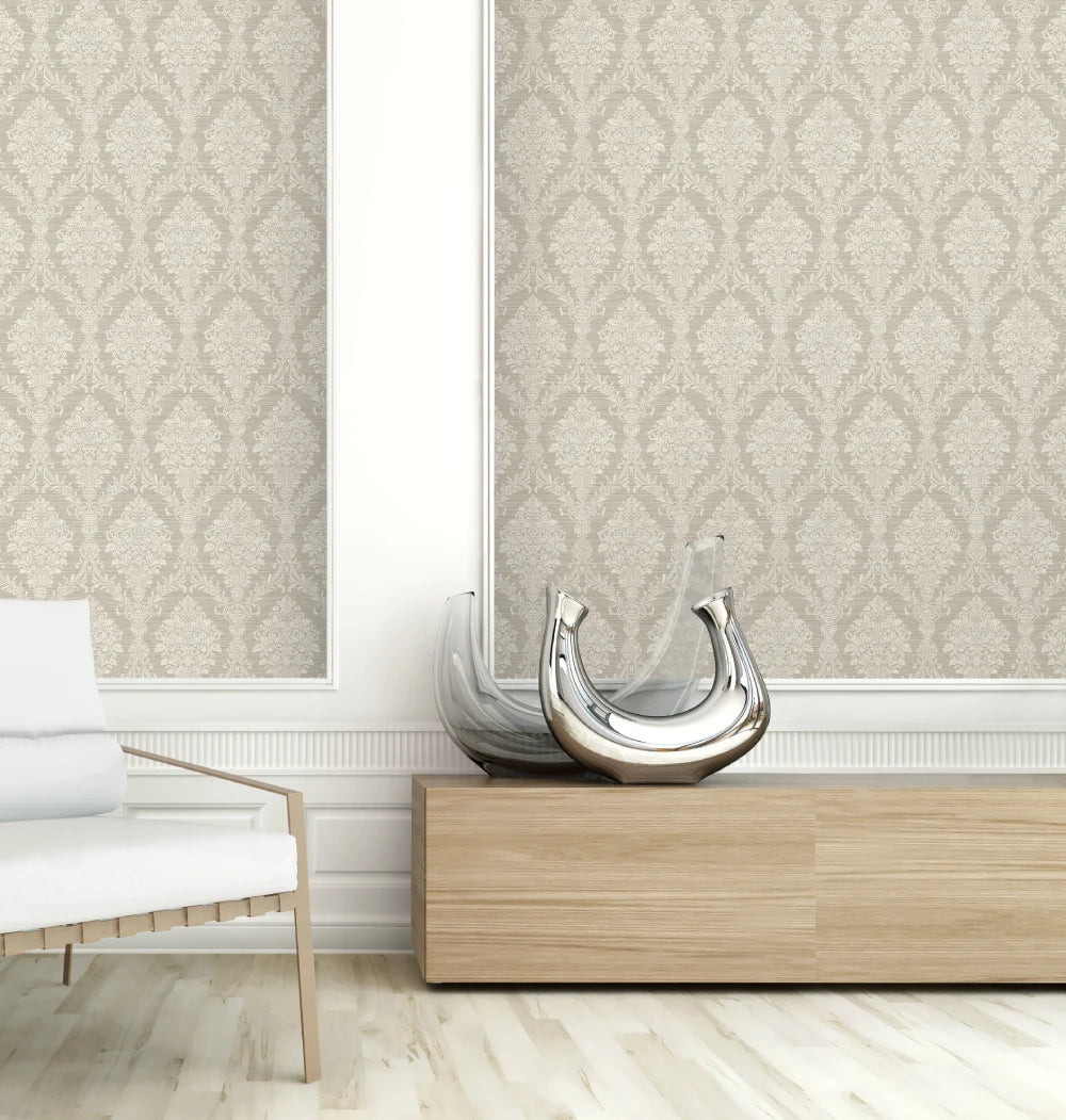 Damask Cameo Wallpaper