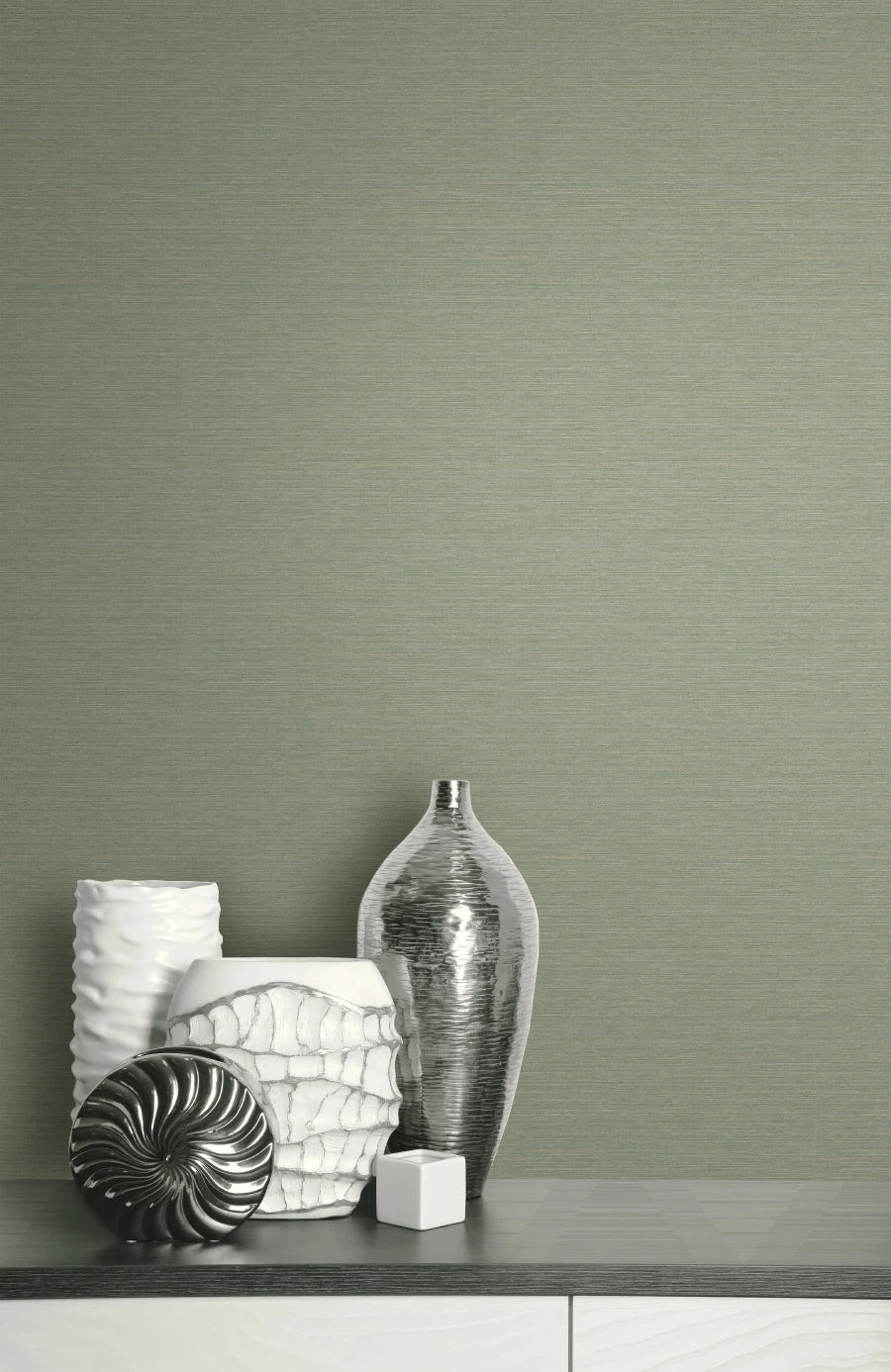Grasscloth Replication Wallpaper