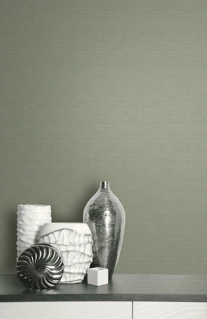 Grasscloth Replication Wallpaper