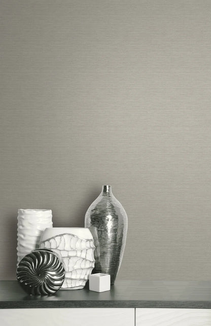 Grasscloth Replication Wallpaper