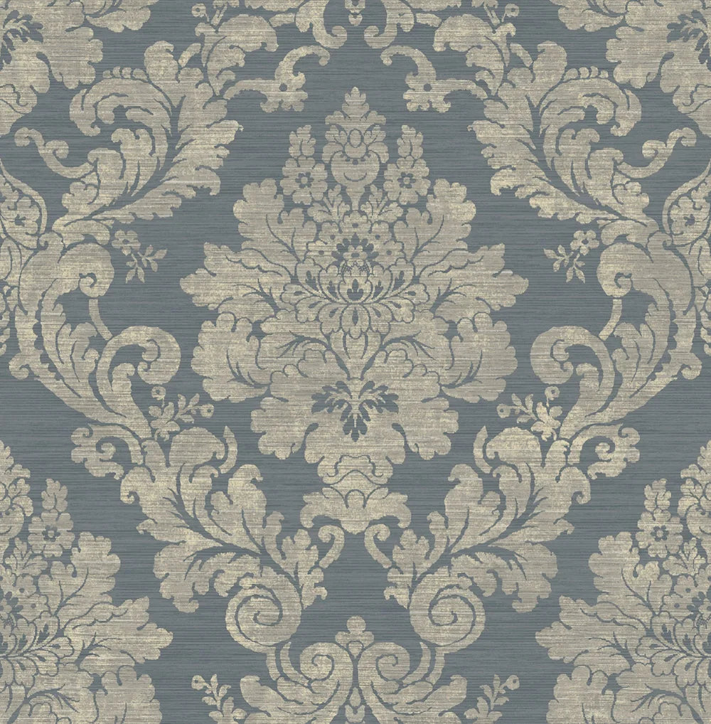 Textile Damask Wallpaper