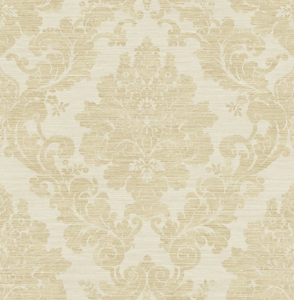 Textile Damask Wallpaper