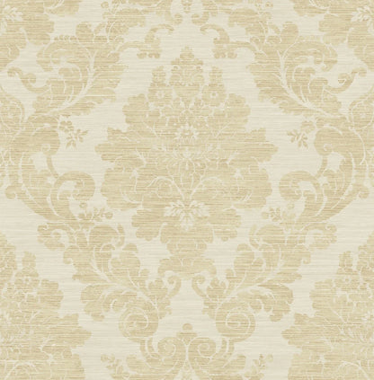 Textile Damask Wallpaper