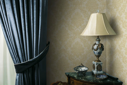 Textile Damask Wallpaper