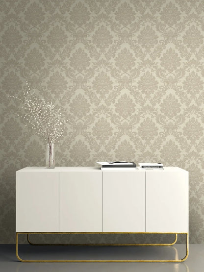 Textile Damask Wallpaper