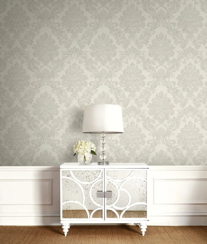 Textile Damask Wallpaper