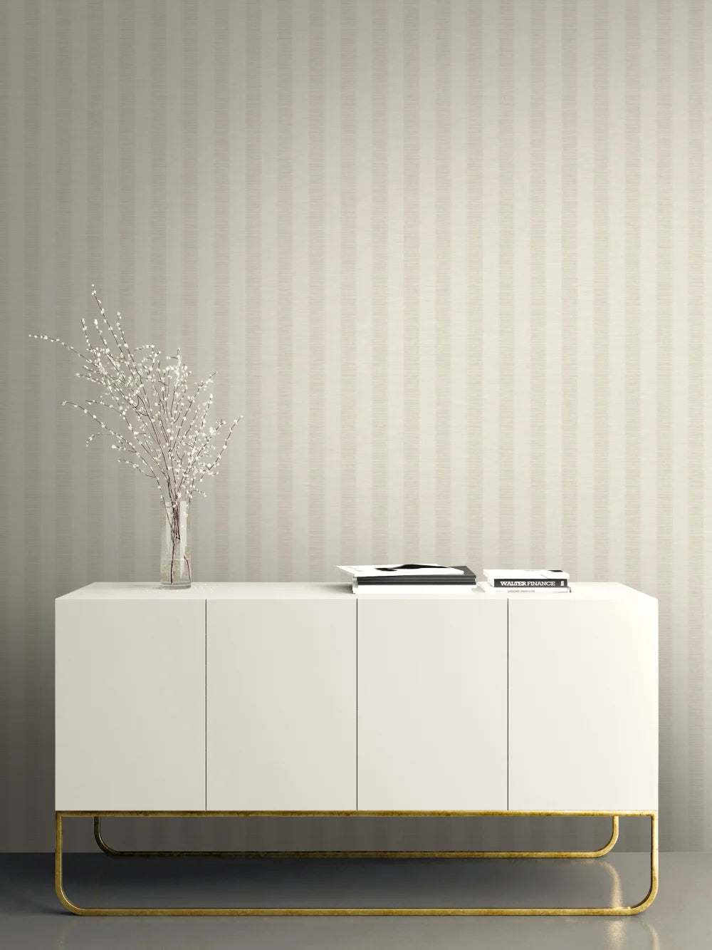 Textile Stripe Wallpaper