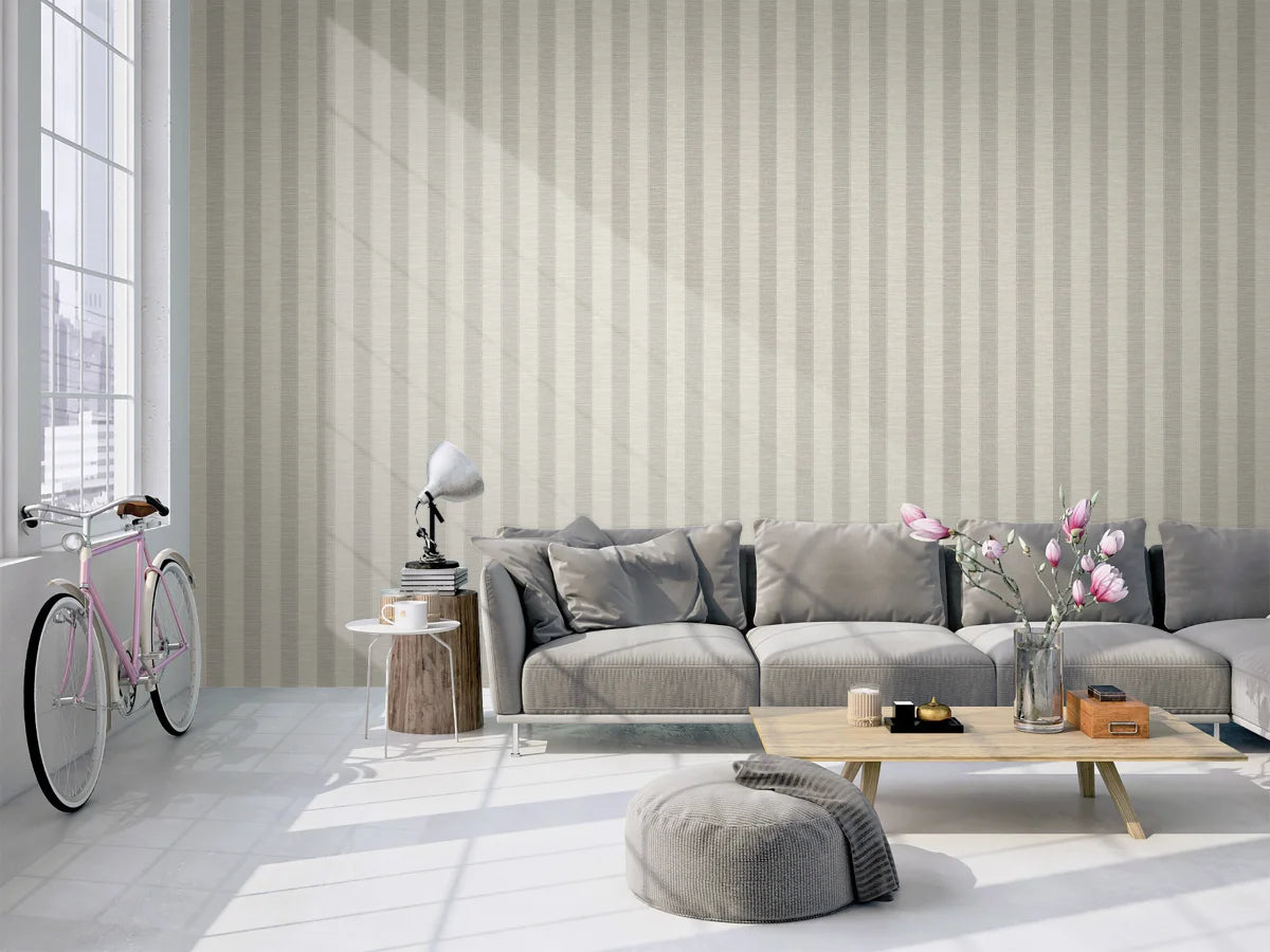 Textile Stripe Wallpaper