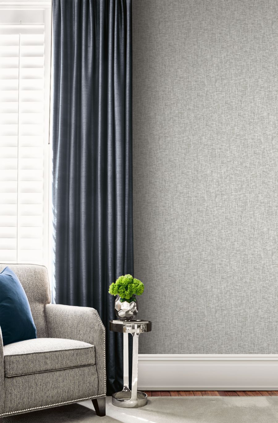 Textile Plain Linen Wallpaper