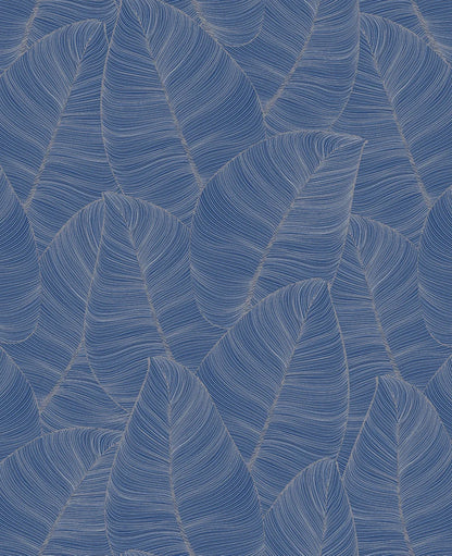 Metallic Leaf Wallpaper
