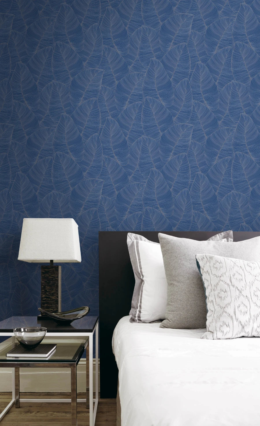 Metallic Leaf Wallpaper