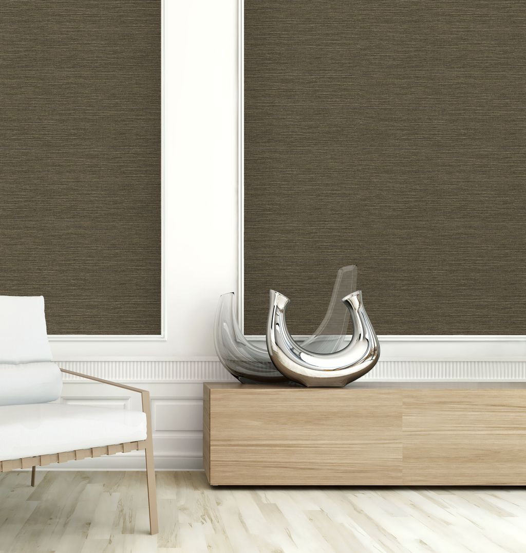 Grasscloth Effect Imitation Wallpaper