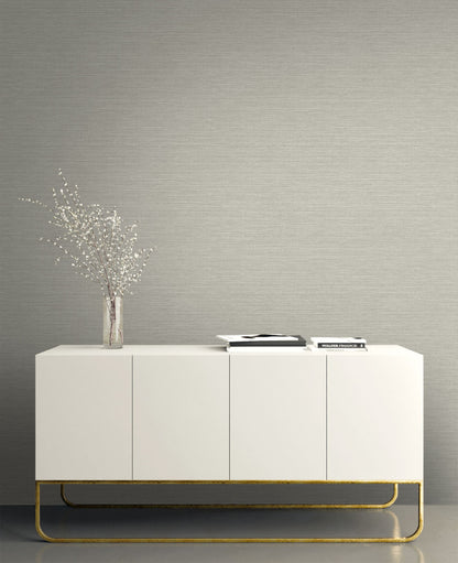 Grasscloth Effect Imitation Wallpaper