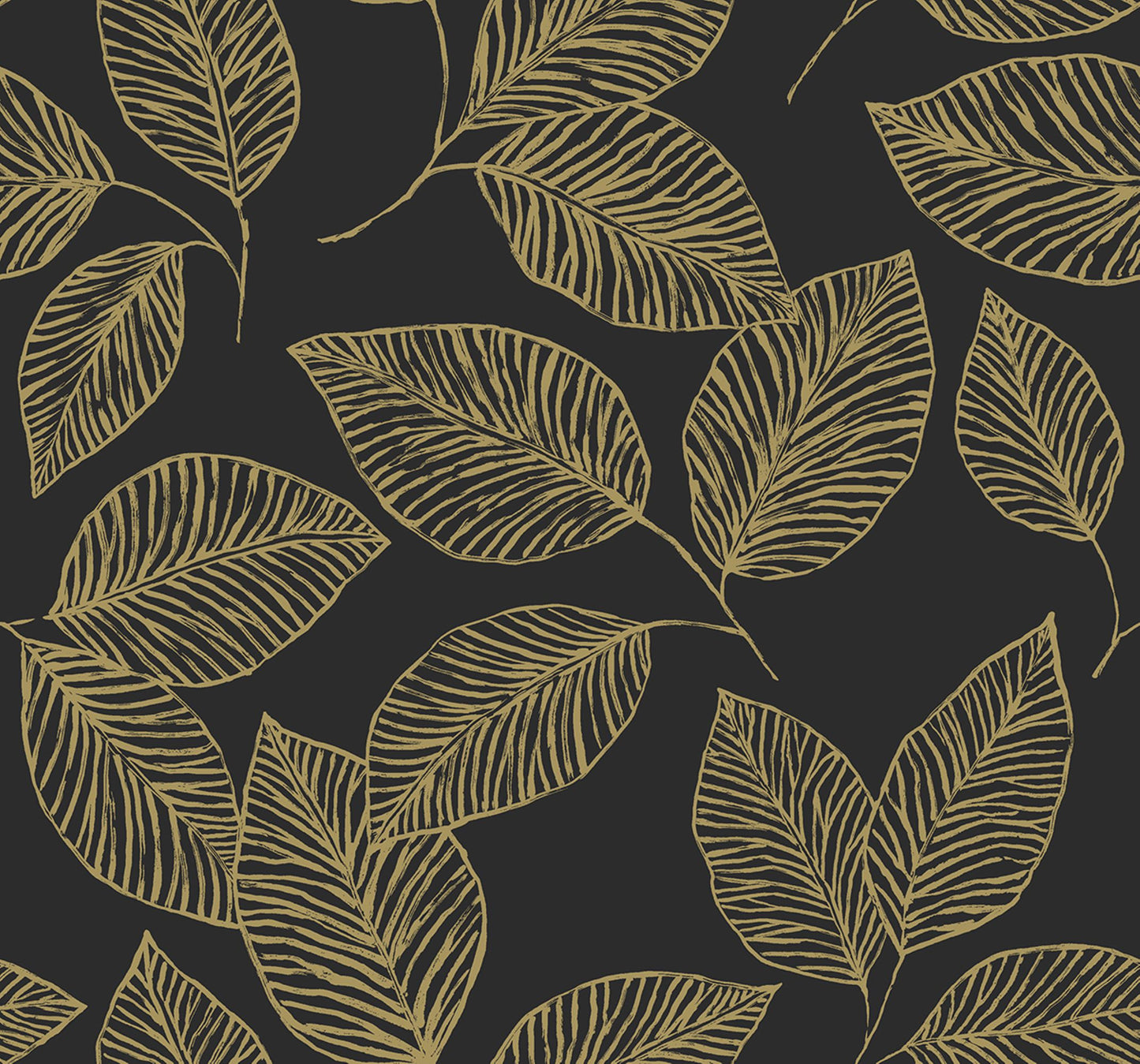 Stylized Foliage Wallpaper