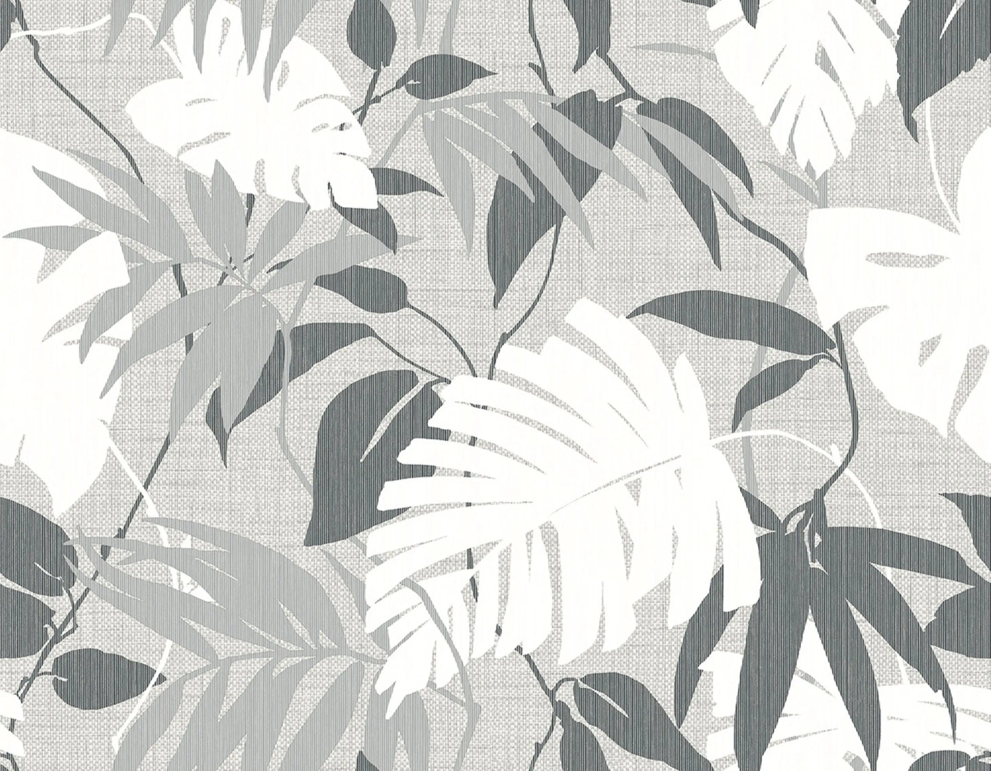 Rainforest Leaves Grasscloth & Naturals