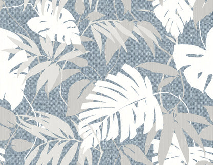 Rainforest Leaves Grasscloth & Naturals