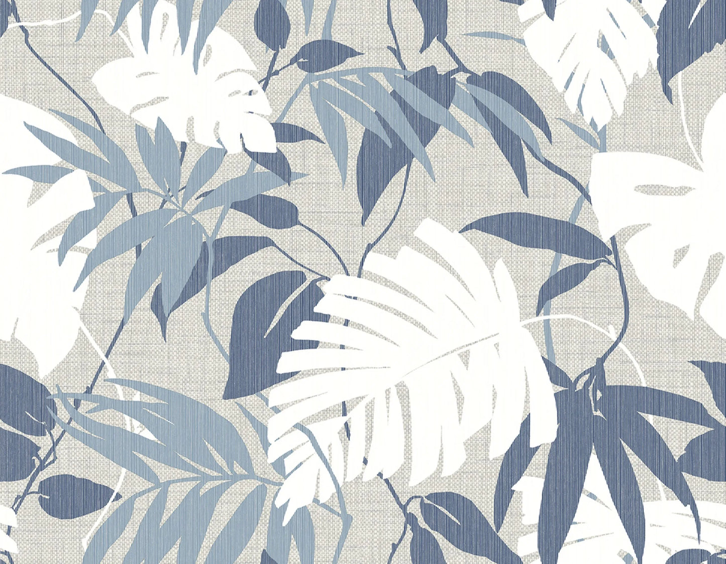 Rainforest Leaves Grasscloth & Naturals