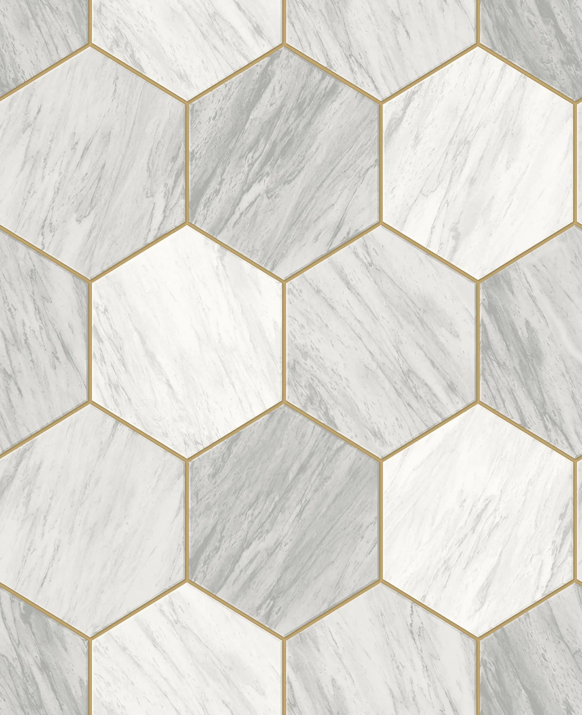 White & Grey & Gold