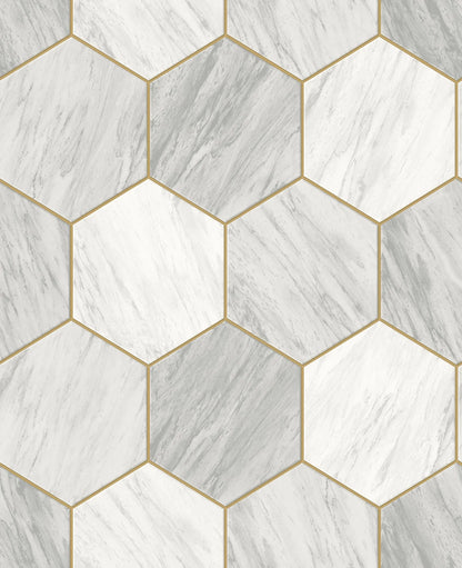 White & Grey & Gold
